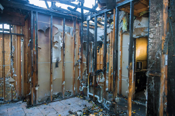 Professional Soot Cleanup technician working in Newcastle, OK